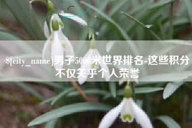 广东男子5000米世界排名-这些积分不仅关乎个人荣誉