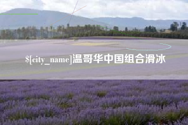 广东温哥华中国组合滑冰 广东温哥华中国组合滑冰