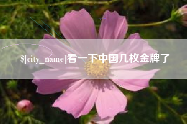 广东看一下中国几枚金牌了