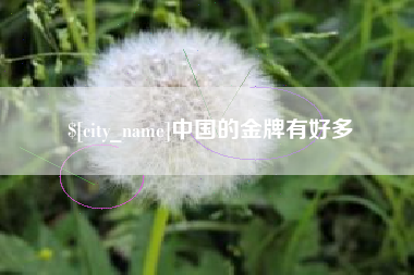 广东中国的金牌有好多