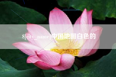 广东中国地图白色的