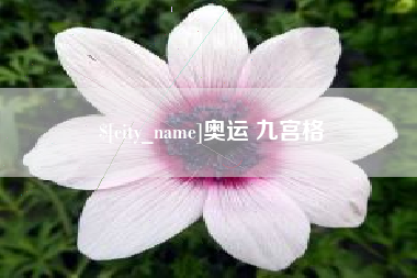 广东奥运 九宫格