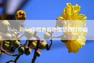 广东中国各省地图空白打印版