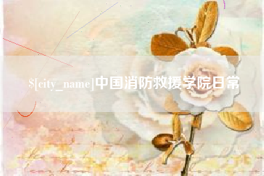 广东中国消防救援学院日常