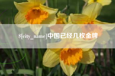 广东中国已经几枚金牌