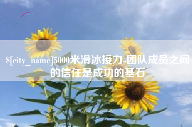 广东5000米滑冰接力-团队成员之间的信任是成功的基石