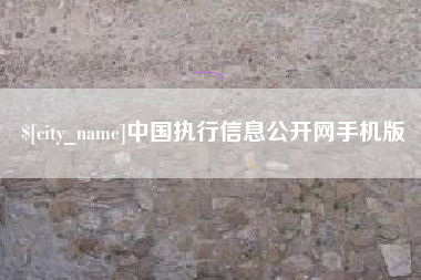 广东中国执行信息公开网手机版