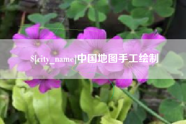 广东中国地图手工绘制