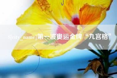 广东第一波奥运金牌“九宫格”