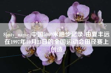 广东中国5000米跑步记录-由夏丰远在1997年10月23日的全国运动会田径赛上创造