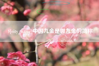 广东中国九金是哪九金的简称