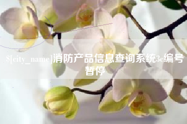 广东消防产品信息查询系统3c编号暂停