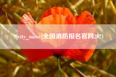 广东全国消防报名官网2021